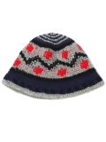 sublimeroe FINE HAND KNIT HAT NAVY MIX