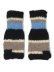 画像1: sublimeroe HAND KNIT LINE GLOVE BLACK MIX (1)