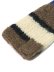 画像4: sublimeroe HAND KNIT LINE GLOVE BROWN MIX (4)
