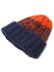 画像2: sublimeroe HAND KNIT FISHERMAN WT NAVY/ORANGE (2)