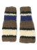 画像2: sublimeroe HAND KNIT LINE GLOVE BROWN MIX (2)