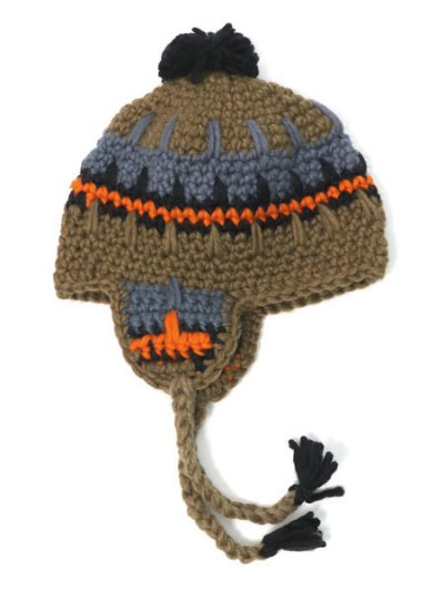 画像2: sublimeroe HANDKINT EARFLAP WT MOCA MIX