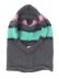 画像1: sublimeroe HAND KNIT LINE BALACLAVA GREY MIX (1)