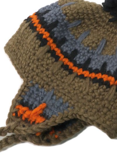 画像3: sublimeroe HANDKINT EARFLAP WT MOCA MIX