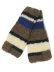 画像3: sublimeroe HAND KNIT LINE GLOVE BROWN MIX (3)