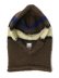 画像1: sublimeroe HAND KNIT LINE BALACLAVA BROWN MIX (1)