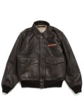 【送料無料】AVIREX A-2 FLIGHT JACKET ANTIQUE LAMB BROWN