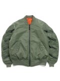 【送料無料】AVIREX 12 POCKET BIG MA-1 SAGE