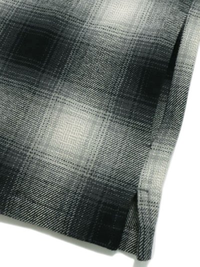 画像4: 【送料無料】AVIREX OMBRE CHECK ZIP UP SHIRT BLACK