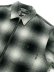 画像3: 【送料無料】AVIREX OMBRE CHECK ZIP UP SHIRT BLACK
