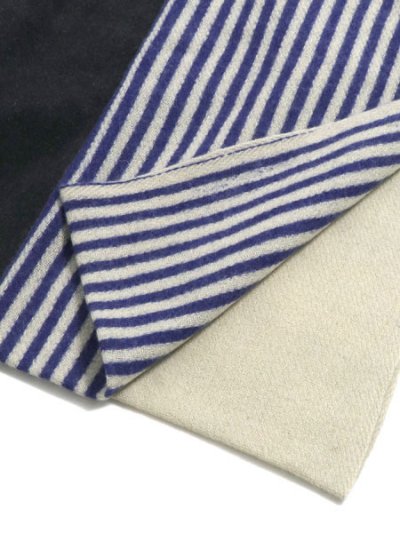画像4: 【送料無料】sublimeroe PATTERN MERINO STOLE BLACK TYP