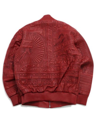 画像2: 【送料無料】PELLE PELLE CHICAGO QUILTED JACKET CABERNET