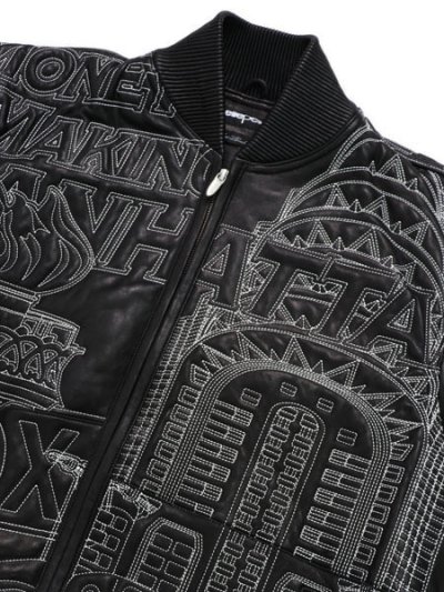 画像3: 【送料無料】PELLE PELLE NYC BORO QUILTED JACKET BLACK/WHITE