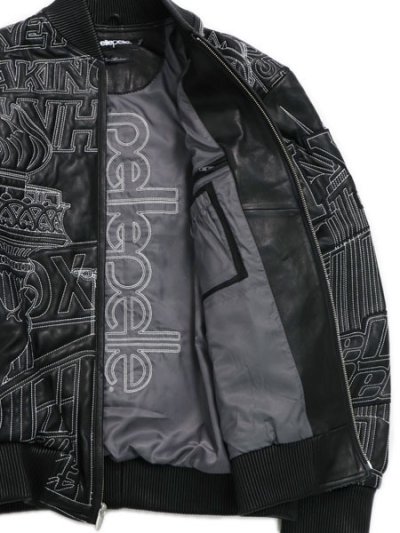 画像8: 【送料無料】PELLE PELLE NYC BORO QUILTED JACKET BLACK/WHITE