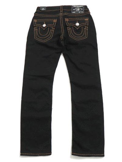 画像1: 【送料無料】TRUE RELIGION RICKY SUPER T STRAIGHT BODY RINSE BLACK