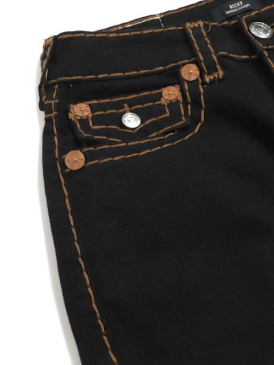 画像3: 【送料無料】TRUE RELIGION RICKY SUPER T STRAIGHT BODY RINSE BLACK