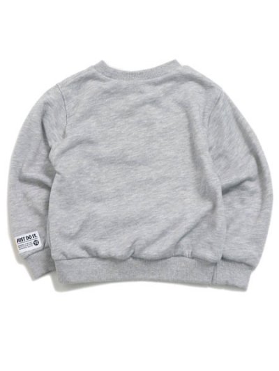 画像2: 【KIDS】NIKE KIDS B NSW P.E. GFX CREW-LT SMOKE GREY