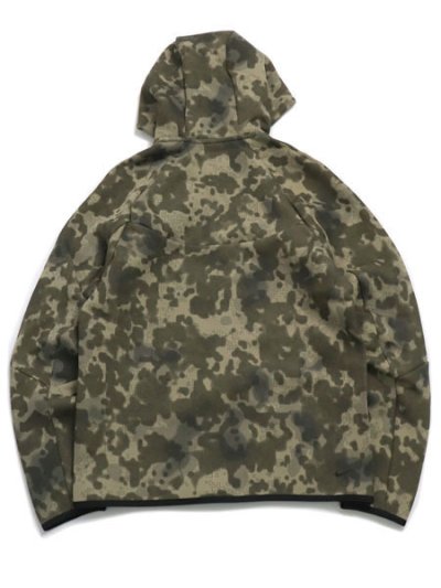 画像2: 【送料無料】NIKE TECH FLEECE WR FZ JKT CAMO-NEUTRAL OLV