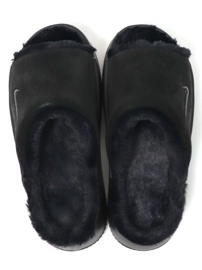 画像1: NIKE WMNS CALM ELEVATION FUR BLACK/BLACK