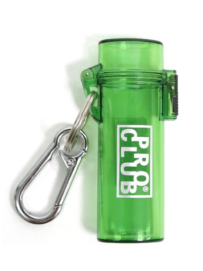 画像1: PRO CLUB LIGHTER CASE KEYCHAIN GREEN