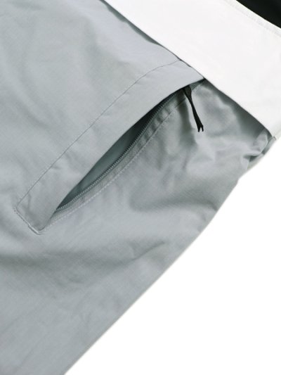 画像6: 【送料無料】PRO CLUB NYLON ANORAK PULLOVER JACKET BLACK/GREY