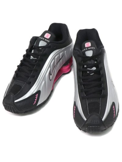 画像5: 【送料無料】NIKE WMNS SHOX R4 BK/METALLIC SLV/PINKSICLE