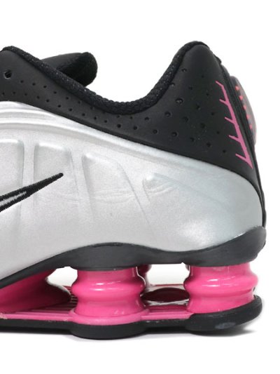 画像8: 【送料無料】NIKE WMNS SHOX R4 BK/METALLIC SLV/PINKSICLE