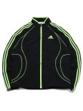 【送料無料】ADIDAS TEAMGEIST TRACK TOP-BLACK/SIGNAL GREEN
