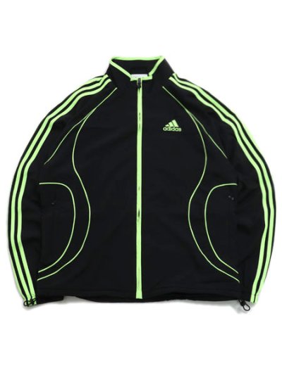 画像1: 【送料無料】ADIDAS TEAMGEIST TRACK TOP-BLACK/SIGNAL GREEN