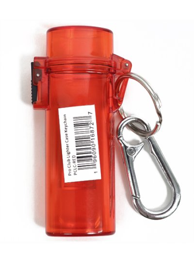 画像2: PRO CLUB LIGHTER CASE KEYCHAIN RED