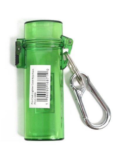 画像2: PRO CLUB LIGHTER CASE KEYCHAIN GREEN