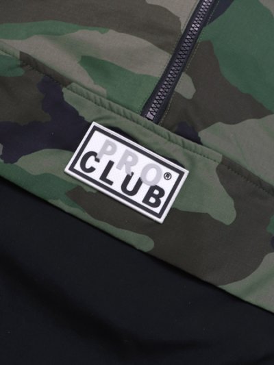 画像4: 【送料無料】PRO CLUB NYLON ANORAK PULLOVER JACKET GREEN CAMO