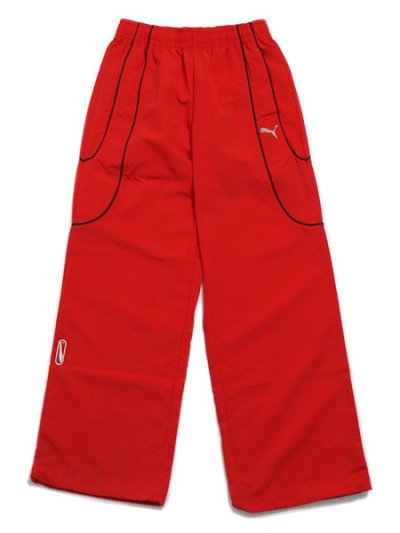 画像1: 【送料無料】PUMA TECH-X RELAXED TRACK PANT-FAT RED/PUMA BK