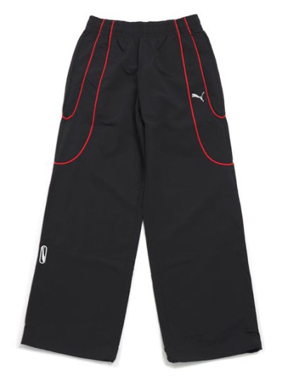 画像1: 【送料無料】PUMA TECH-X RELAXED TRACK PANT-PUMA BK/FAT RED