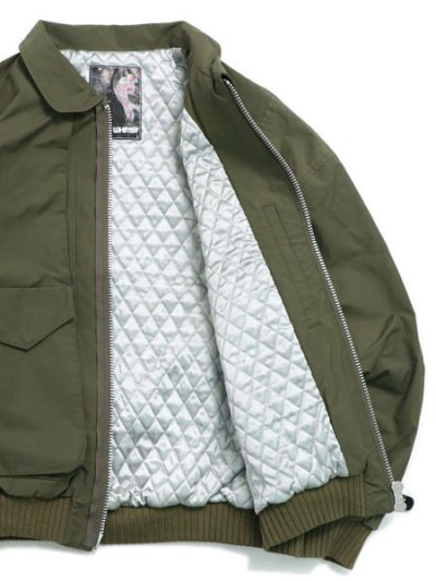 画像8: 【送料無料】WHIMSY SOCKS FLIGHT NYLON BOMBER JACKET OLIVE