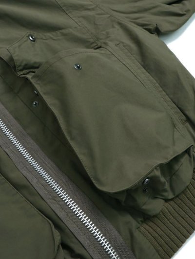 画像5: 【送料無料】WHIMSY SOCKS FLIGHT NYLON BOMBER JACKET OLIVE
