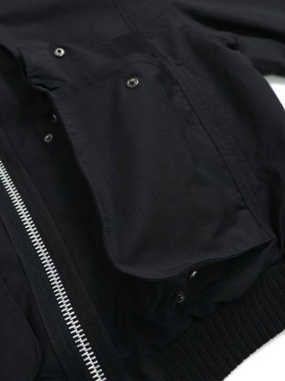 画像5: 【送料無料】WHIMSY SOCKS FLIGHT NYLON BOMBER JACKET BLACK
