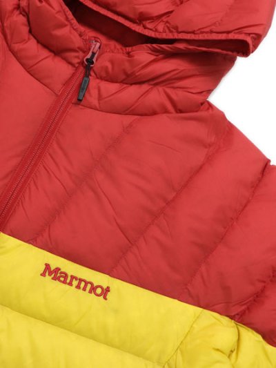 画像3: 【送料無料】MARMOT LANCE DOWN HOODIE RED/YELLOW