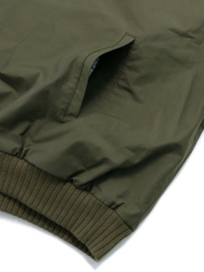 画像7: 【送料無料】WHIMSY SOCKS FLIGHT NYLON BOMBER JACKET OLIVE