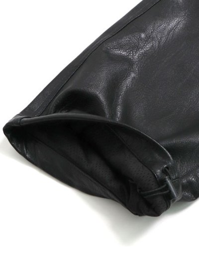 画像7: 【送料無料】FUBU FAUX LEATHER TRACK PANTS BLACK