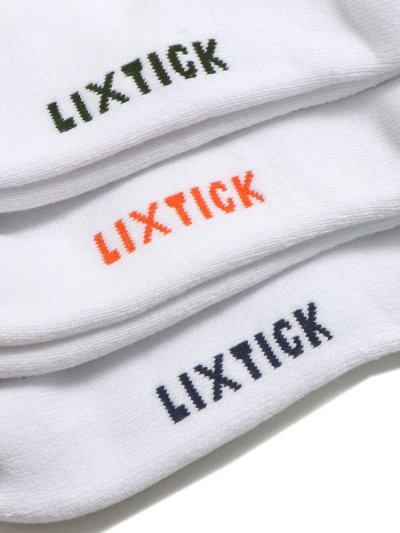 画像3: LIXTICK DRIP SOCKS 3PACK 3RD NAVY/ORANGE/OLIVE