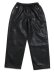 画像1: 【送料無料】FUBU FAUX LEATHER TRACK PANTS BLACK (1)