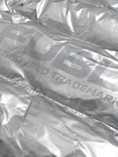 画像6: 【送料無料】FUBU NYLON PUFFER HOODED JACKET SILVER
