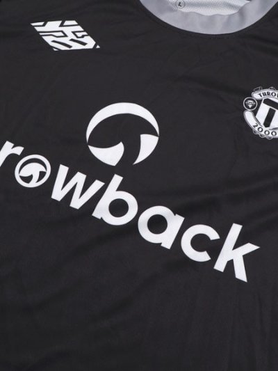 画像3: 【送料無料】THROWBACK TB SOCCER JERSEY BLACK