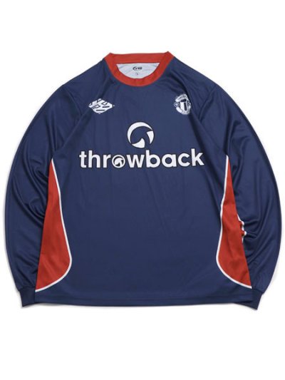 画像1: 【送料無料】THROWBACK TB SOCCER JERSEY BLUE