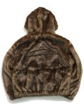 【送料無料】FUBU FAUX FAR HOODED JACKET BEIGE