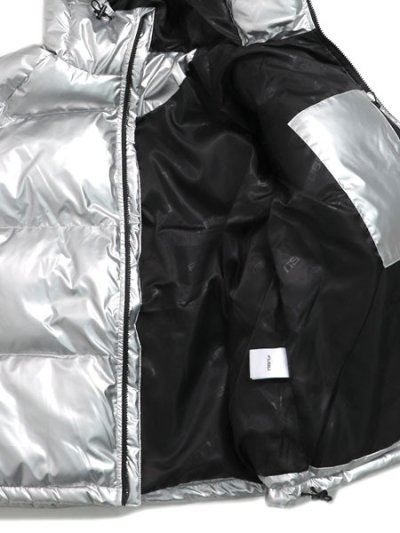 画像7: 【送料無料】FUBU NYLON PUFFER HOODED JACKET SILVER