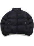 【送料無料】FUBU SHORT NYLON TWILL PUFFER JACKET BLACK