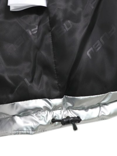 画像8: 【送料無料】FUBU NYLON PUFFER HOODED JACKET SILVER