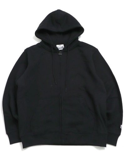 画像1: 【送料無料】PRO CLUB HW BASIC ZIP-UP HOODIE ANTHRACITE BLACK